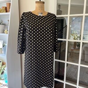 Polka Dot Black Dress